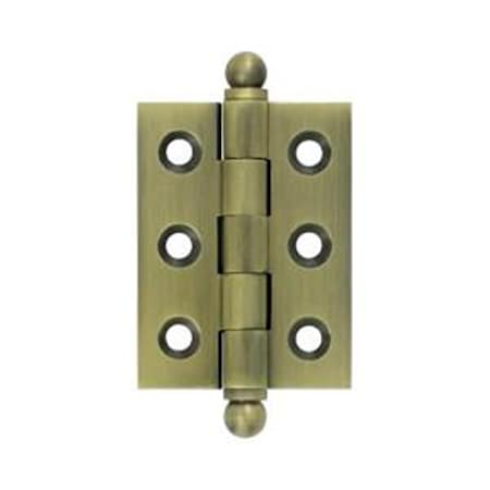 Patioplus 2 x 1.5 in. Hinge with Ball Tips- Antique PA3841626